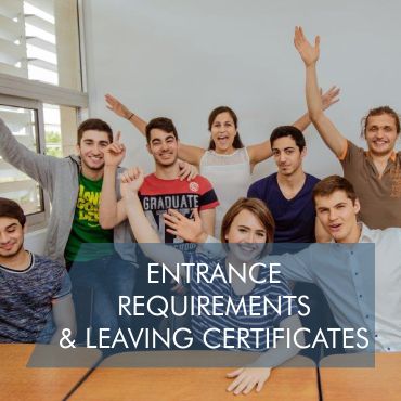 Entrance Requirements and Leaving Certificates Entrance Requirements and Leaving Certificates